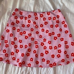 Pink flower Princess Polly skirt